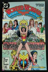 WONDER WOMAN #1, VF+, Perez, Gods, Paradise, Amazon, 1987, more WW in store