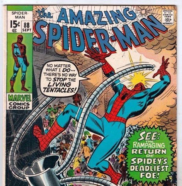 Amazing Spider-Man 88 Strict 8.0 VF High-Grade(Sep-70)- Spidey's Deadliest Foe !