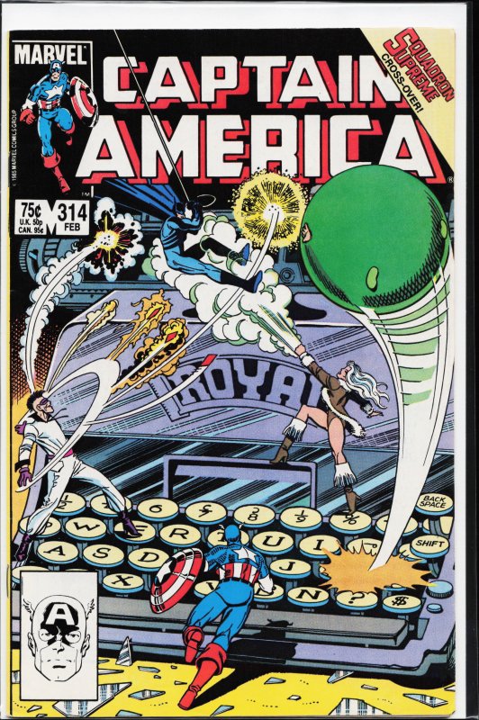 Captain America #314 (1986) Captain America