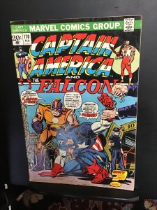 Captain America #170 (1974) High-grade 1stMoon Stone,, Falcons costume key! VF.