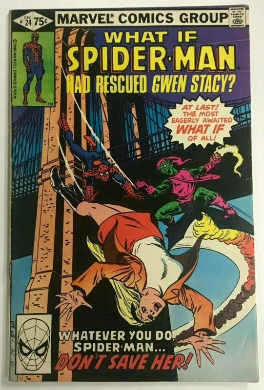 WHAT IF...#24 VG/FN 1980 SPIDER-MAN MARVEL BRONZE AGE COMICS