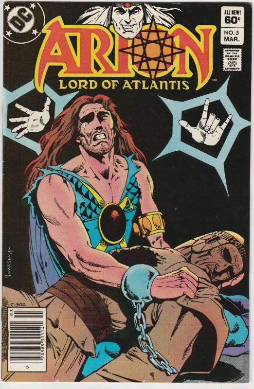 5 Arion Lord of Atlantis DC Comic Books # 1 2 3 4 5 Kupperberg Duursema TW45