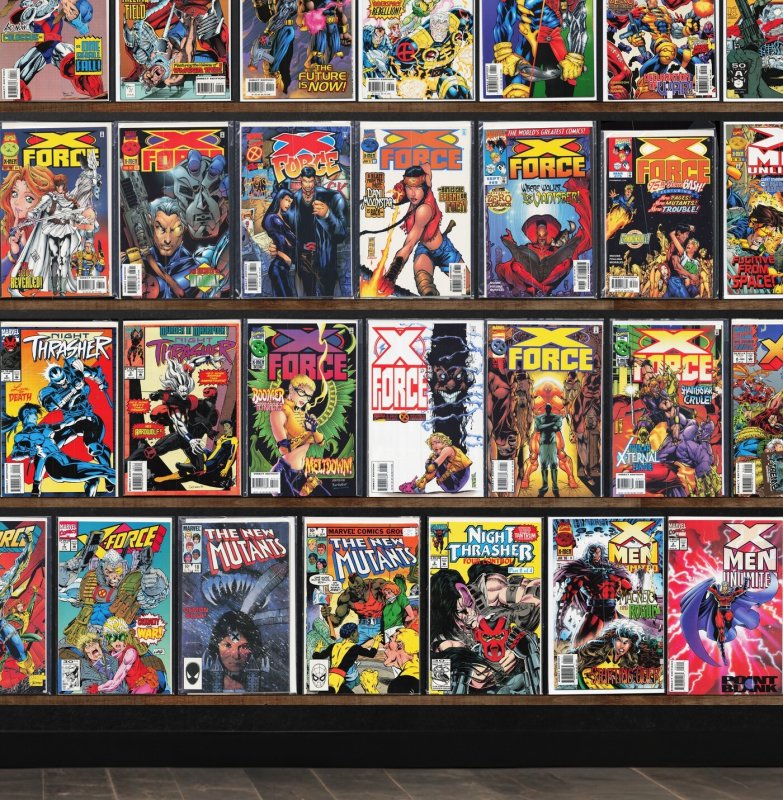 Huge Lot 140+ Comics with X-Force, The New Mutants, Cable & More!