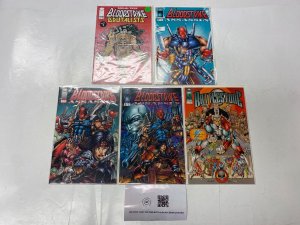 5 IMAGE comic book BloodStrike Brutalists Assassin #0 1 2 BattleStone 52 KM41