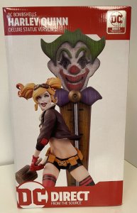 DC Collectibles Bombshells Harley Quinn Deluxe Statue Version 2 NIB