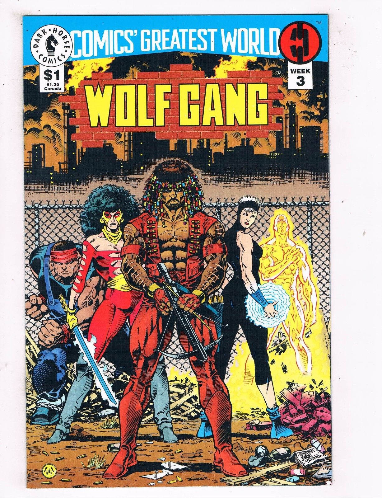 Comics Greatest World: King Tiger #1 (Dark Horse Comics, 1993) VF