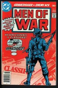 MEN OF WAR #1-VF/NM-DC-ENEMY ACE-GRAVEDIGGER-1977