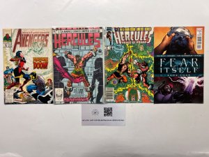 4 Marvel Comics Fear Itself # 4 + Hercules # 2 3 + Avengers # 361 Thor 30 JS46