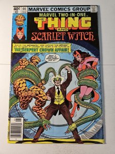 Marvel Two-in-One #66, The Thing & Scarlet Witch, Marvel Comics, 1980