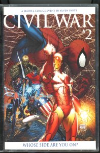 Civil War #2 Turner Cover (2006) Captain America