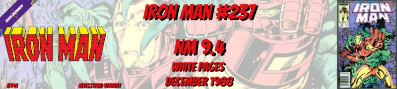 Iron Man 237 NM 9.4 Marvel 1988
