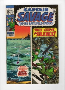 Capt. Savage and His Battlefield Raiders #19 (Mar 1970, Marvel) - Fine/Very Fine 