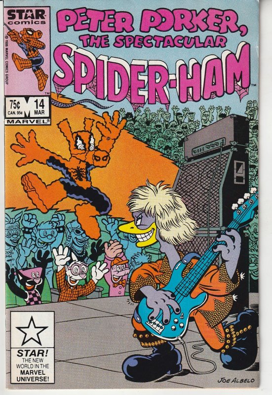 Peter Porker The Spectacular Spider Ham # 14  Into The Spiderverse !