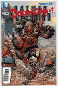 Batman Superman #3.1 DC Comics 2013 Tony Daniel 3D Villains Variant Doomsday