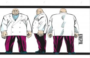 Official Handbook of the Marvel Universe Sheet- Kingpin