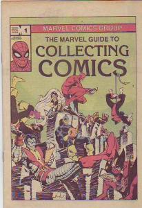 Marvel Guide to Collecting Comics #1 (Jan-82) NM- High-Grade Spider-Man, X-Me...