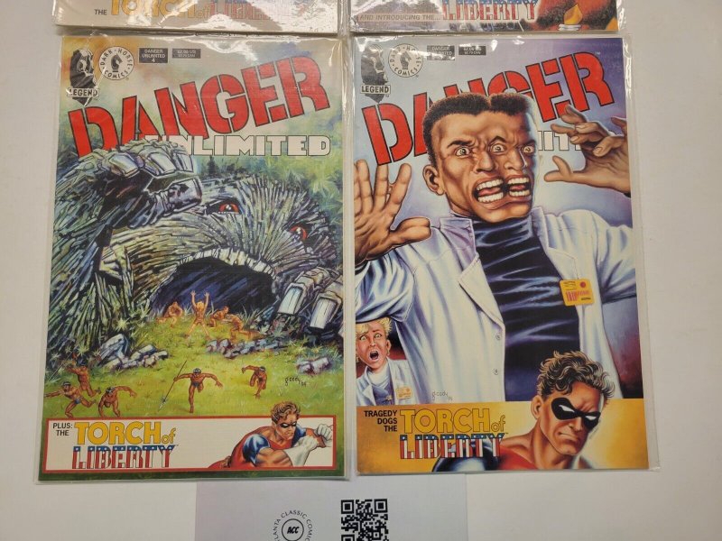 4 Danger Unlimited Dark Horse Comic Books #1 2 3 4 48 LP4