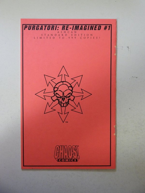 Purgatori: Re-Imagined Ashcan #1 Standard Edition LDT 999 VF+ Condition