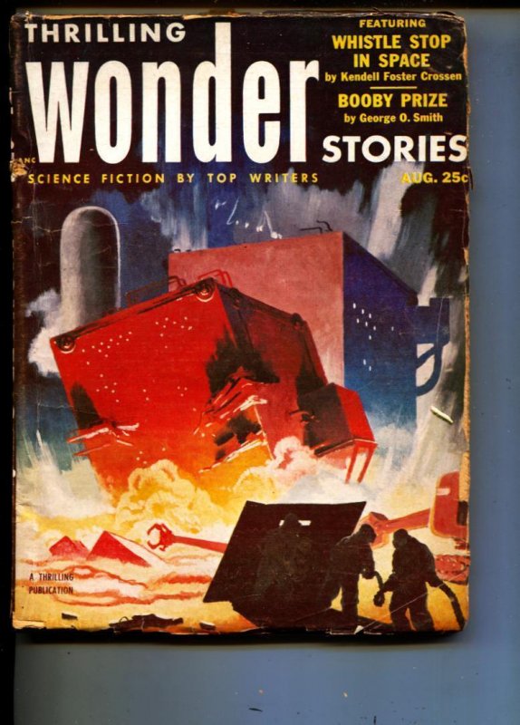 Thrilling Wonder Stories-Pulp-8/1953-Kendell Foster Crossen-Mike Curry