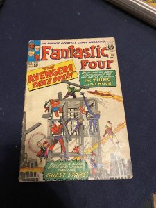 Fantastic Four #26 (1964)avegers, DD and the hull