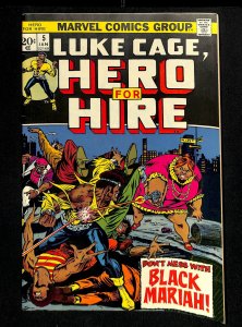 Hero For Hire #5 FN+ 6.5 1st Black Mariah!
