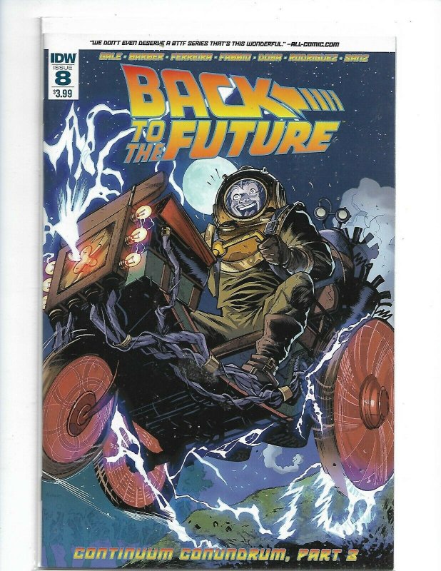 IDW Back to the Future #8 COVER A 1st Print BIFF Marty McFly NM  nw123