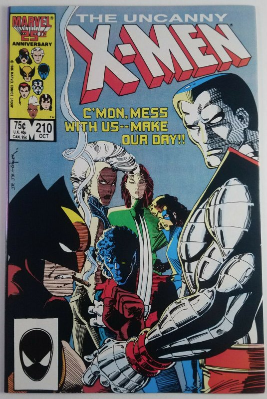 The Uncanny X-Men #210 - Key 1st Appearance Marauders - NM - Marvel Comics 1986