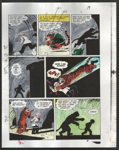 Hand Painted Color Guide-Capt Marvel-Shazam-C35-1975-DC-page 19-Mr Tawney-VG/FN