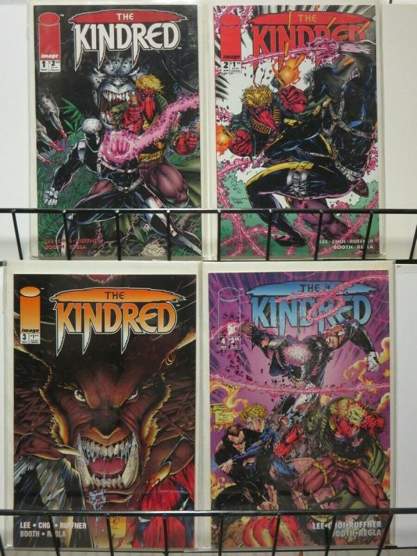 KINDRED (1994 IMAGE) 1-4  complete 'TEAM-7' series!