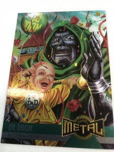 DR. DOOM #128 card: Marvel Metal 1995 Fleer Chromium; NM/M Fantastic Four, base