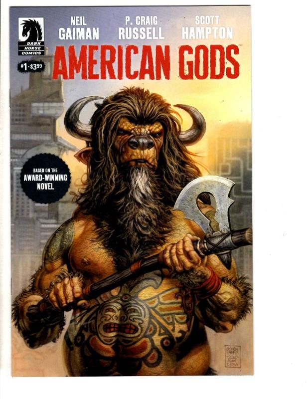 11 Comic Books Mash Up 1 + Abe Sapien 1 + American Gods # 1 2 3 4 5 6 7 8 9 JC11 