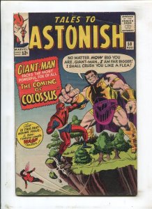 Tales to Astonish #58 - The Coming of Colossus! / Wasp Appearance (4.0) 1964