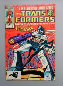 Transformers #3, Guest-Starring Spider-Man, Marvel, 1985