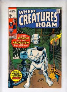 Where Creatures Roam #2 (Sep-70) Kirby, Ditko Art! FN/VF Mid-High-Grade Khan