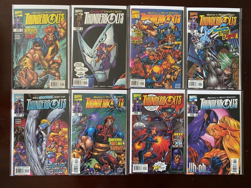 Thunderbolts comic lot 43 diff from:#11-76 + ANN 8.0 VF (1998-2003)