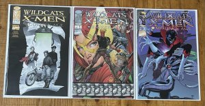 Wildcats X-Men #1 Golden, Silver, Modern Lot NM Jim Lee Adam Hughes
