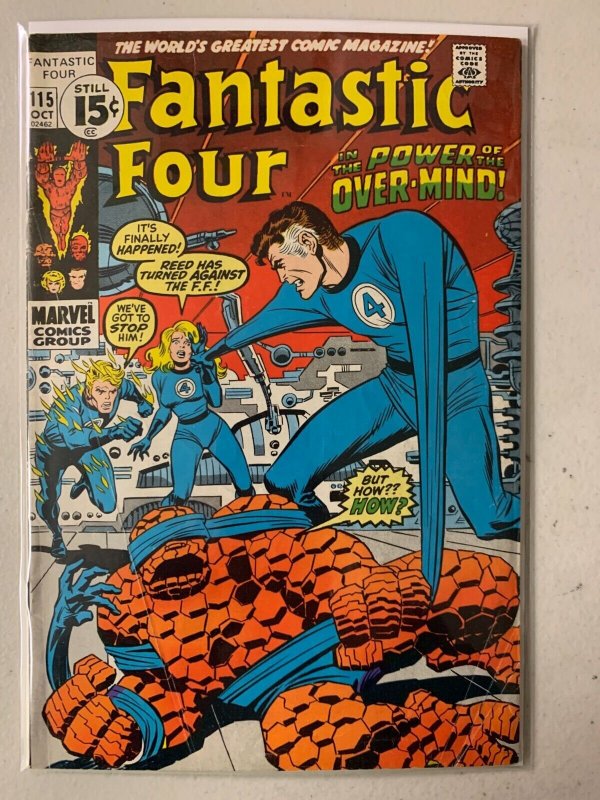 Fantastic Four #115 Over-Mind origin, The Eternals 4.5 (1971)