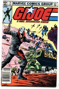 G.I. JOE #14 First full DESTRO 1983 Newsstand Marvel Comics comic book
