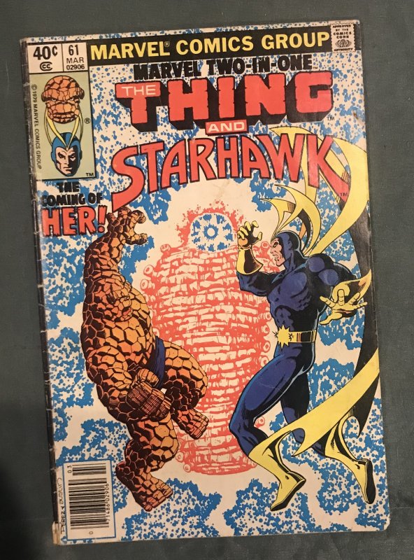 Marvel Two-in-One #61 Newsstand Edition (1980)