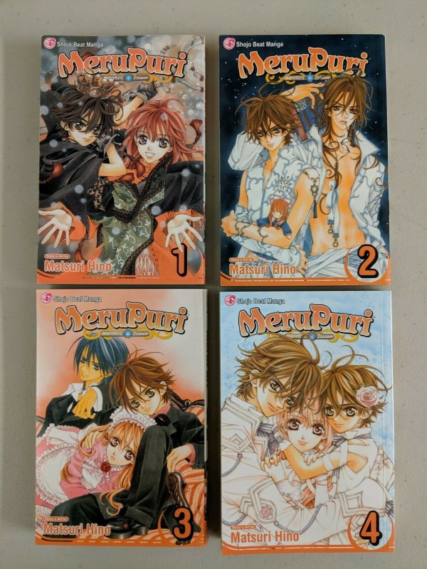 MeruPuri Marchen Prince #1-4 Full Run (2002 Shojo Beat) Matsuri Hino 1 2 3 4