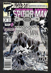 Web of Spider-Man #32 FN 6.0 Kraven's Last Hunt Part 4!