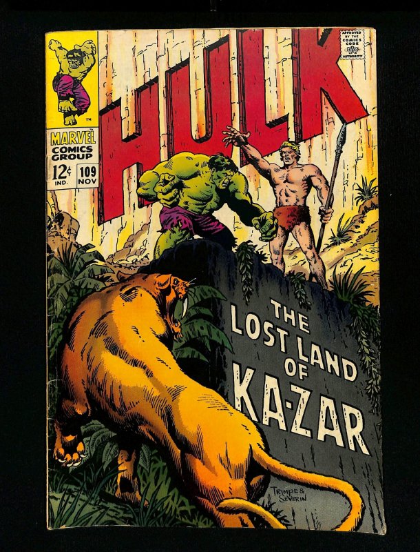 Incredible Hulk (1962) #109 Ka-Zar Appearance!