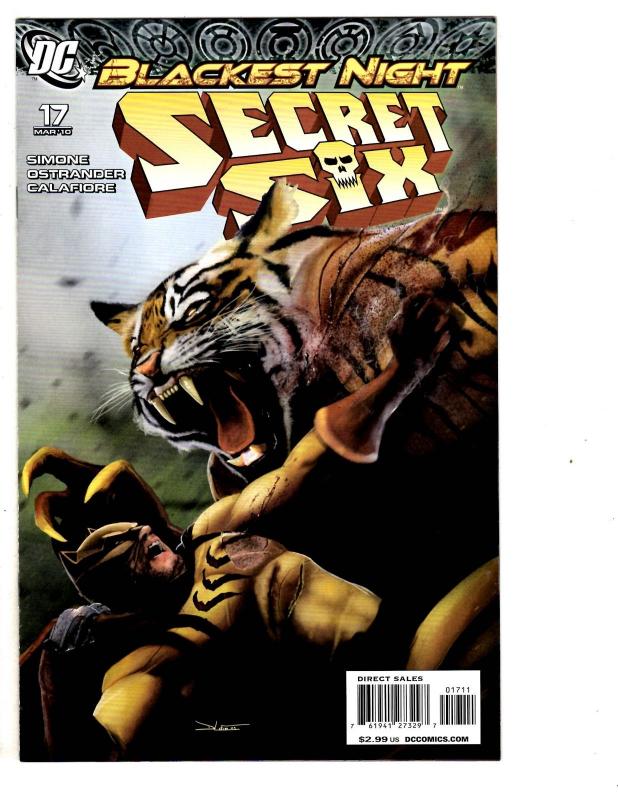 4 Secret Six DC Comic Books # 17 18 21 22 Catman Deadshot Deathstroke J128