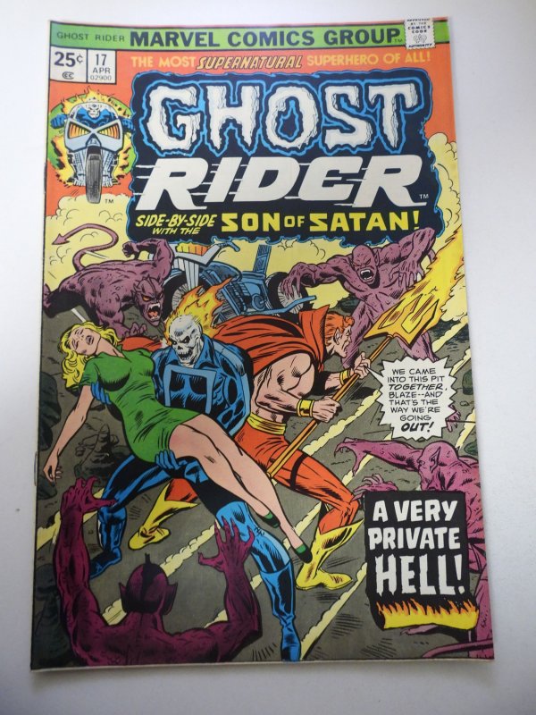 Ghost Rider #17 (1976) FN+ Condition