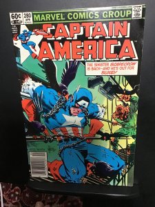 Captain America #280 (1983) hi grade Scarecrow! VF/NM Wow