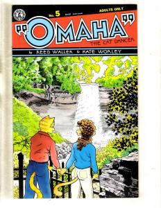 Lot Of 10 Omaha Kitchen Sink Comic Books # 1 2 3 4 5 6 7 8 8 9 Cat Dancer JF1