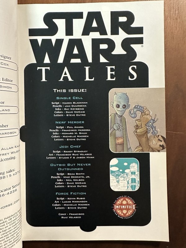 Star Wars Tales #7A VF + (Dark Horse 2001)