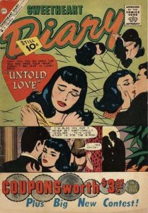 Sweetheart Diary (Charlton) #58 VG ; Charlton | low grade comic May 1961 Crying 