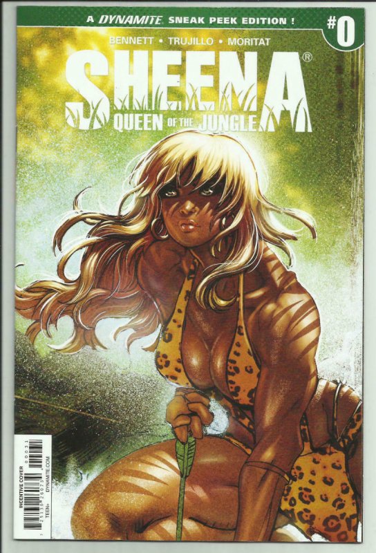 SHEENA QUEEN of the JUNGLE #0, VF/NM, Variant, Moritat, more indies in store