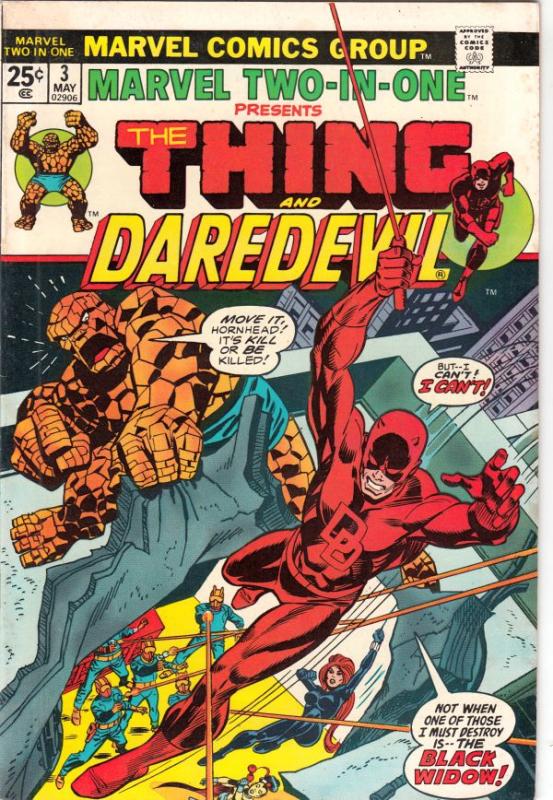 Marvel Two-In-One #3 (May-74) VF High-Grade The Thing